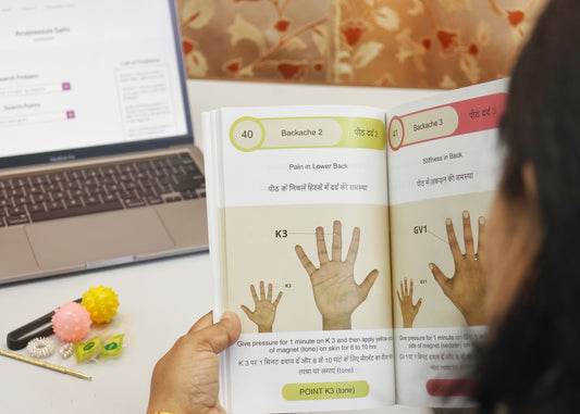3 Acupressure Books + Acupressure Kit COMBO
