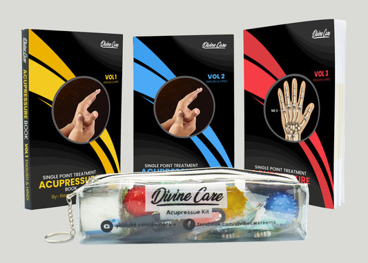 3 Acupressure Books + Acupressure Kit COMBO