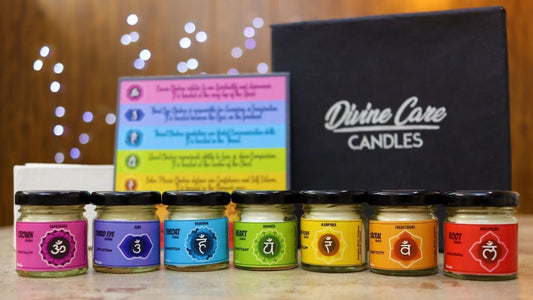 7 Reiki charged Aroma Candles (Small)