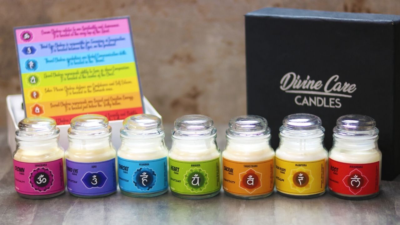 7 Reiki charged Aroma Candles (Big)